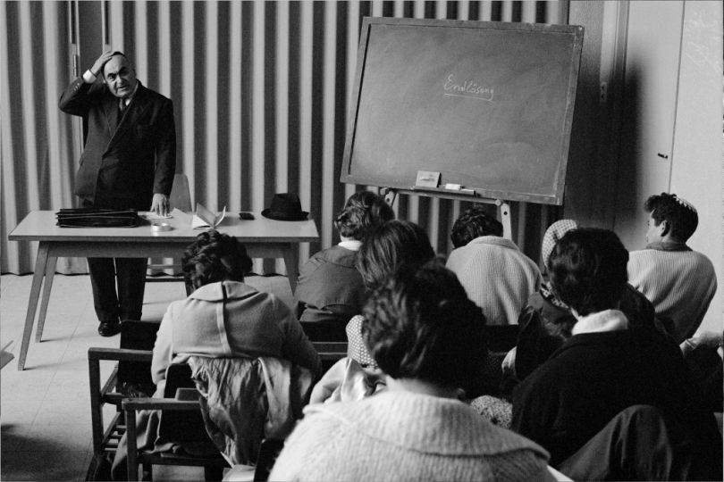 Lecture (on the final solution/Holocaust) at Jerusalem University, Israel, 1964 © Michael Friedel