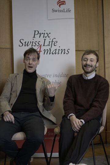 Régis Campo (à gauche) & Edouard Taufenbach (à droite) © Oan Kim – Courtesy Swiss Life