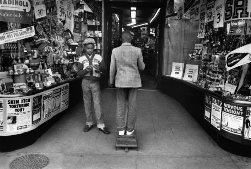 Rue commerçante de West Plains, Missouri, 1958 © Jean-Philippe Charbonnier/Gamma Rapho