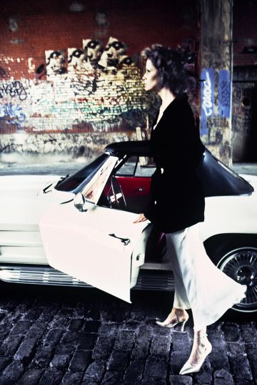Stephanie Pfriender Stylander Kim Williams, Red Leather, Evening Standard, New York, 1994 © Stephanie Pfriender Stylander / Courtesy Staley-Wise Gallery, New York
