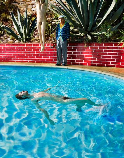 David LaChapelle - David Hockney- Golden Hour, 2017 © David LaChapelle / Courtesy Staley-Wise Gallery, New York