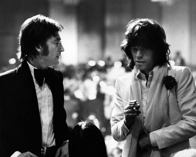 Ron Galella - John Lennon and Mick Jagger, Los Angeles, 1974 © Ron Galella / Courtesy Staley-Wise Gallery, New York