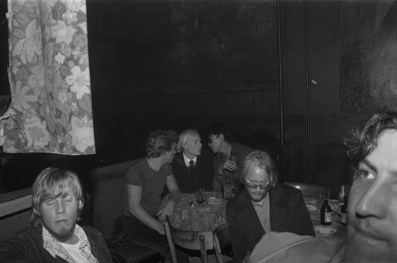 Warhol and Lou Reed at cbgbs © Gary Green