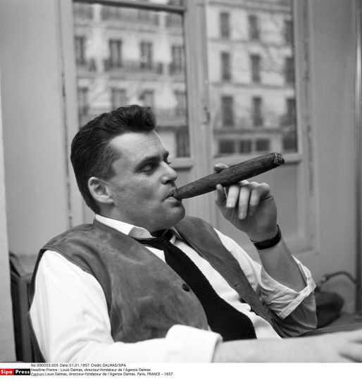 Louis Dalmas, directeur-fondateur de l'Agence Dalmas. Paris, FRANCE - 1957 /Credit:DALMAS/SIPA/1408071858