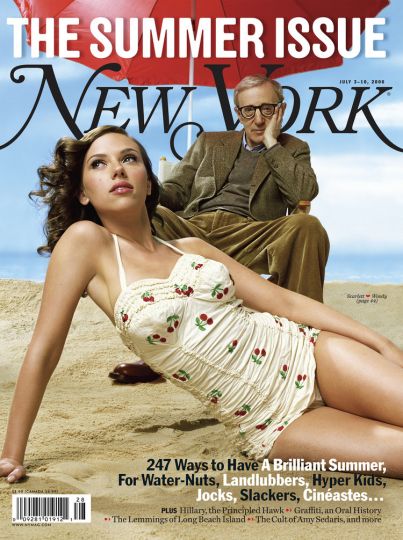 Scarlett Johansson and Woody Allen - New York Magazine © Ghislaine Rayer & Patrice Gaulupeau – Courtesy BikiniARTmuseum