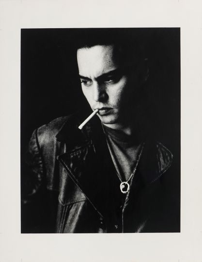Lot 259 : BARTON, Robin (British 1958). Johnny Depp, 1993.
