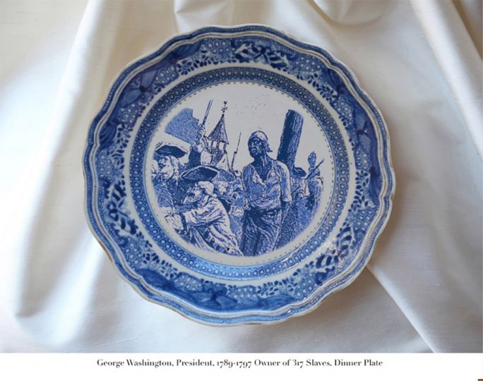 George Washington Dinner Plate © Kathleen Clark