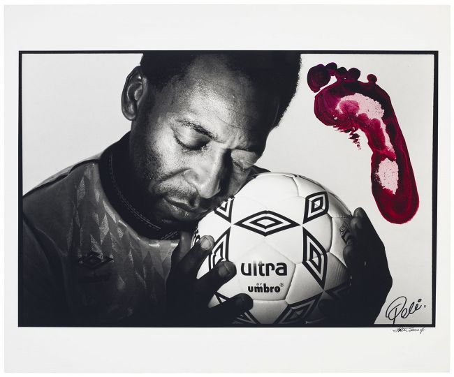 Pele, New York, NY, 1989:2000 © Walter Iooss Jr. - Courtesy Bruce Silverstein Gallery
