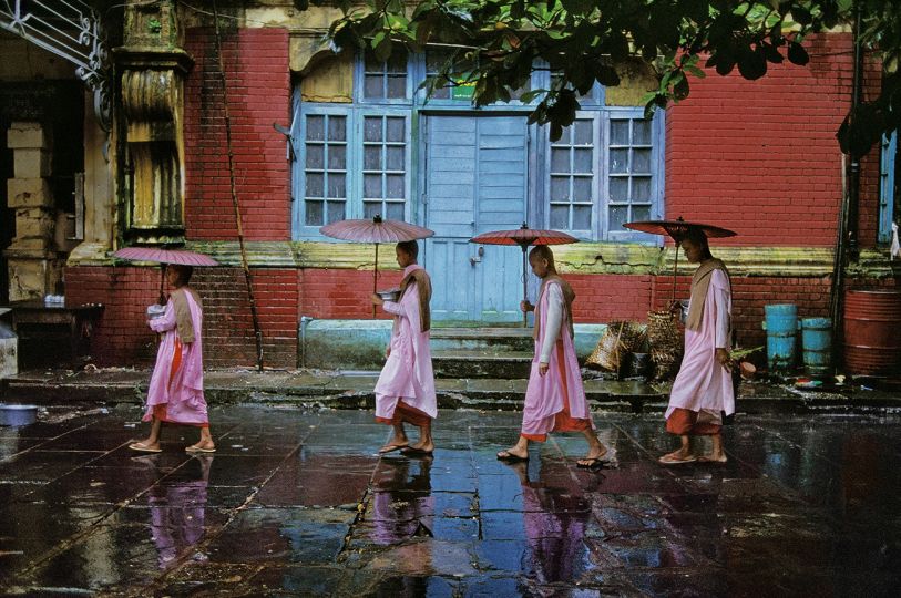 Procession of Nuns. Rangoon, Burma, 1994. © Steve McCurry