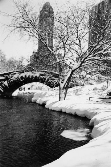 Alfred Eisenstaedt (Germany, b. 1898-1995) - Central Park After Snow Storm, New York, 1959 © Alfred Eisenstaedt/Time Life Photo/Courtesy Peter Fetterman Gallery