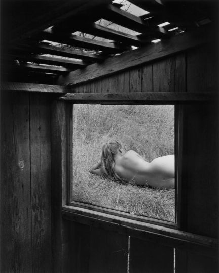 Barbara through Window, 1956 © Wynn Bullock Family Photography Estate - Courtesy Laurence Miller Gallery