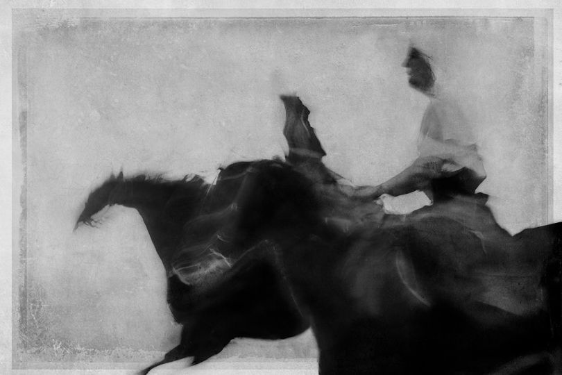 Two Horses on the Beach #14 © Jim McKinniss