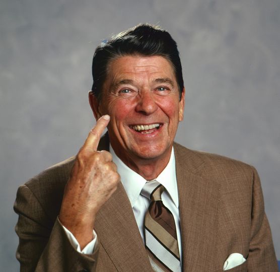 President Ronald Reagan © Tom Zimberoff