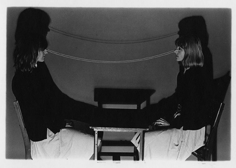 Marcia RESNICK (American, b. 1950) Two Girls, 1975 vintage gelatin silver print print 8 x 10