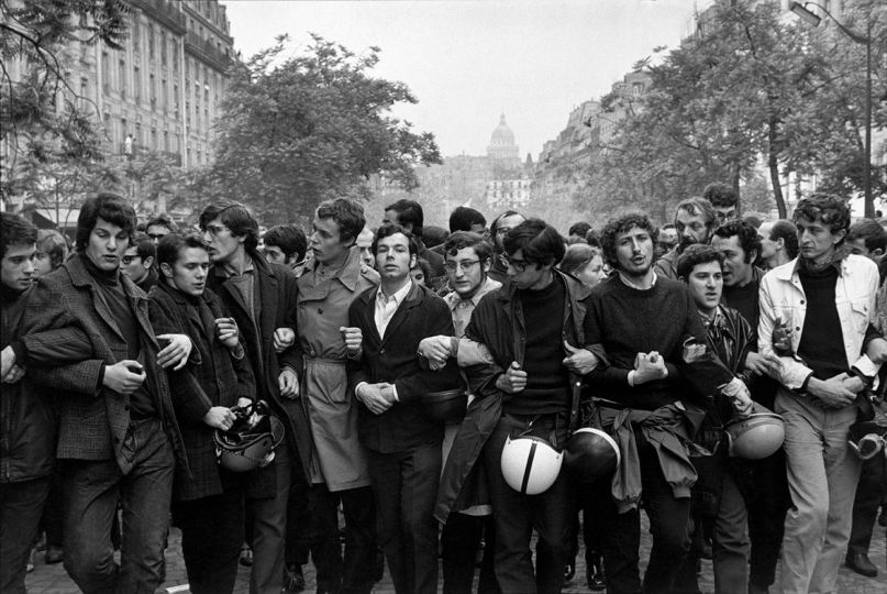 Vers le stade Charléty, mai 1968 Collection Fondation Henri Cartier-Bresson © Fondation Henri Cartier-Bresson/Magnum Photos