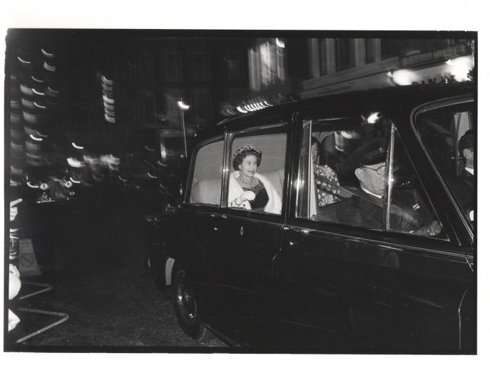 The Queen in London. Shaftesbury ave, London. November 1983, from 