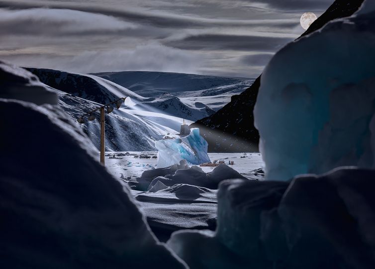 Human whale, finally stranded (2021) © Michel Thibert & René Déry