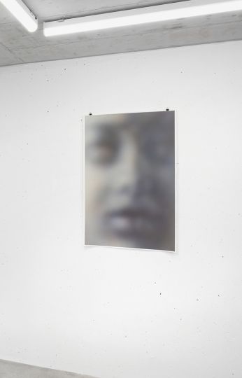 Adrien Couvrat Etude VII, 2020 - Acrylique sur papier Arches, 101 x 65 cm, 2020 - Courtesy Galerie Maubert