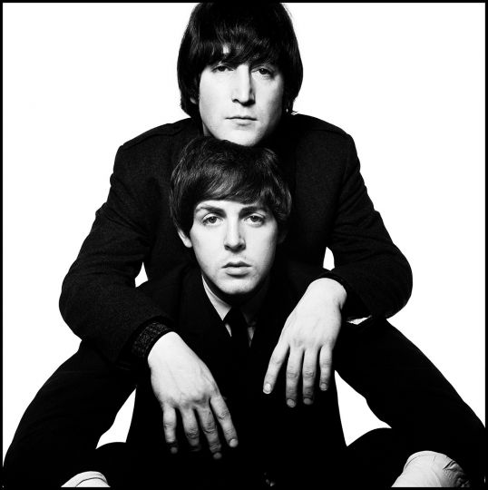 John Lennon & Paul McCartney 1965 © David Bailey