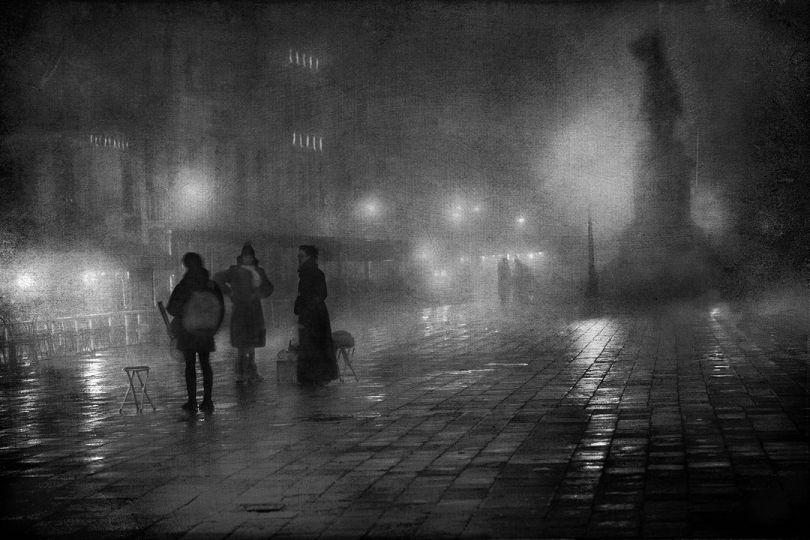 Venice at Night - Standing in the Morning Fog © Jim McKinniss