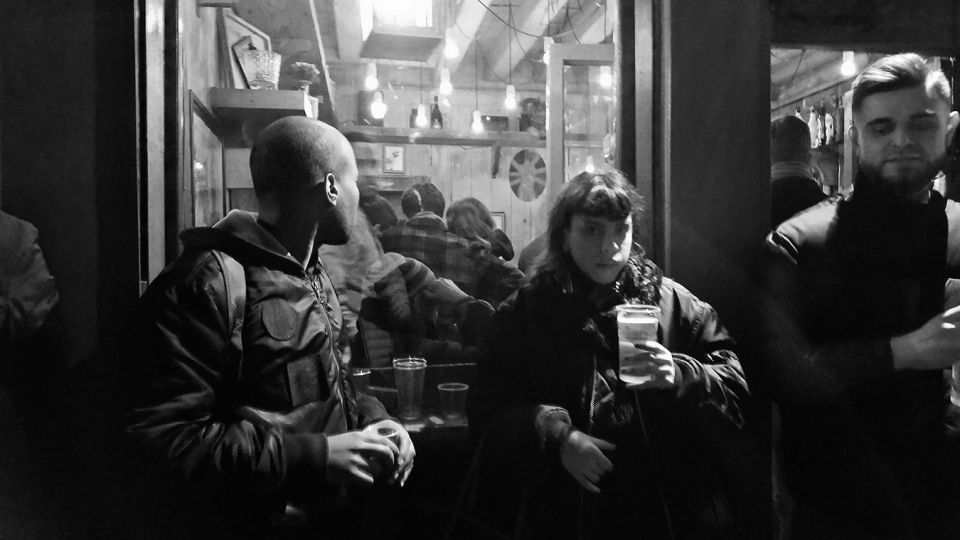 Venice at Night - Three people at a Bar © Jim McKinniss