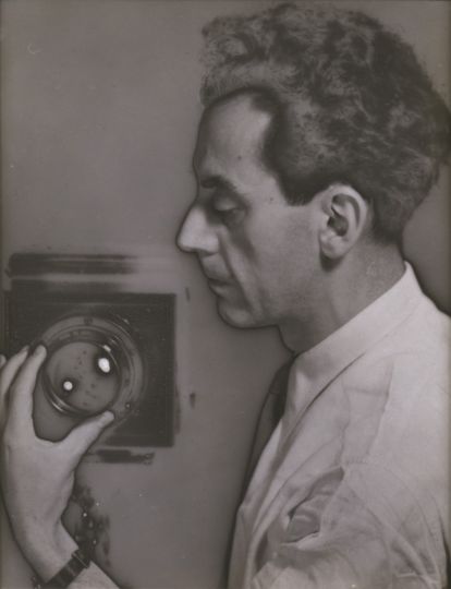 Self-Portrait with Camera, 1930, Man Ray (American, 1890–1976), solarized gelatin silver print. The Jewish Museum, New York, Photography Acquisitions Committee Fund, Horace W. Goldsmith Fund, and Judith and Jack Stern Gift, 2004-16 © Man Ray 2015 Trust/Artists Rights Society (ARS), NY/ADAGP, Paris 2021