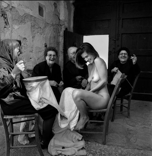 L’actrice Maitê Proença, Sicile, 1996 © Bob Wolfenson