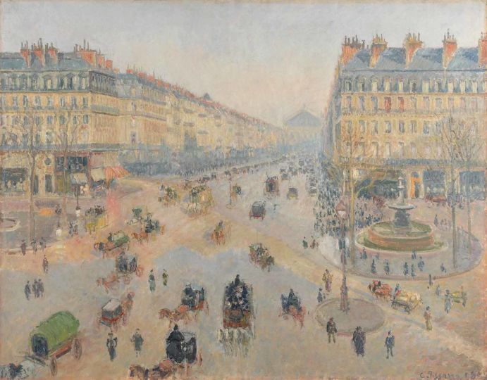 Camille Pissarro, L’avenue de l’Opéra, 1898 © Reims, Musée des Beaux-Arts / Christian Devleeschauwer