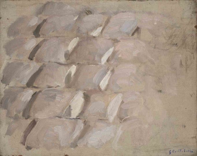 Gustave Caillebotte, Les Pavés, étude pour Rue de Paris, temps de pluie, 1877 Collection particulière © Jean-Louis Losi / Adagp, Paris 2021