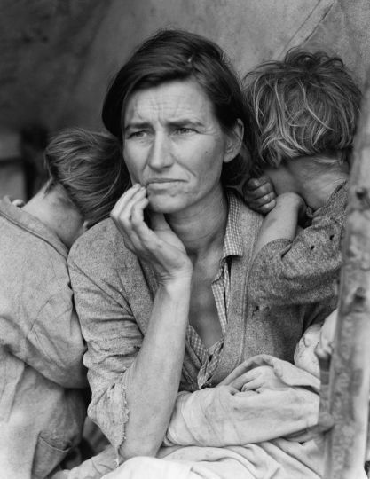 Migrant Mother, Nipomo, San Luis Obispo County, California, 1936, ©Dorothea Lange, courtesy of Library of Congress Prints and Photographs Division Washington