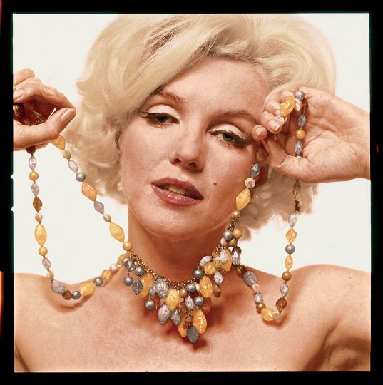 Bert Stern - Marilyn Monroe: From “The Last Sitting”, 1962 (Necklace 4)
Chromogenic Print
Print Size: 20x24 inches / 51x61 cm
Image Size: 19x19.25 inches / 48x49 cm Frame Size:28x28 inches / 71x71cm
Edition: 7/25
Signed by the photographer © Bert Stern Trust – Courtesy Staley-Wise Gallery