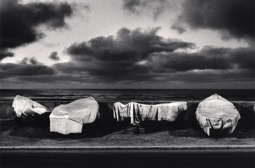 Draped Boats, North Whitby, Yorshire, England, 1986
Toned Silver Print
© Michael Kenna, Courtesy Robert Mann Gallery
