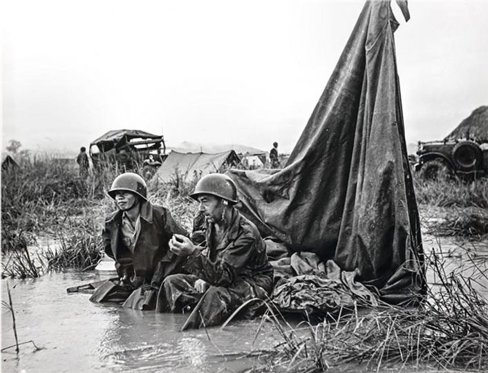 Paul Corcuff, Opération mouette ouest de Ninh Binh, 16 octobre 1953 © Paris - Musée de l'Armée, Dist. RMN-Grand Palais / Pascal Segrette