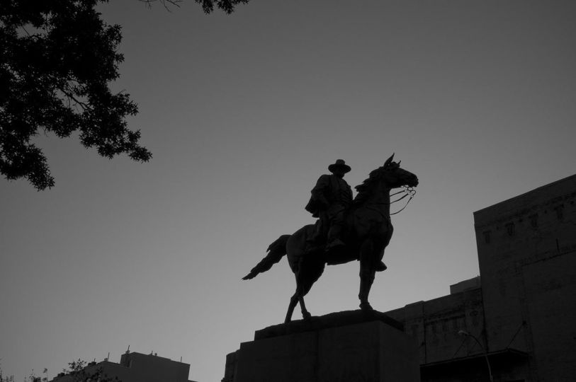Equestrian Statue, Grant Square, Brooklyn, New York, 2012 © Charles H. Traub