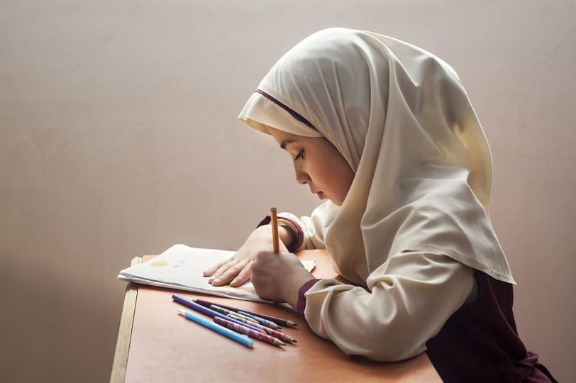 Noora Studies, Herat, Afghanistan, 2013 © Alissa Everett