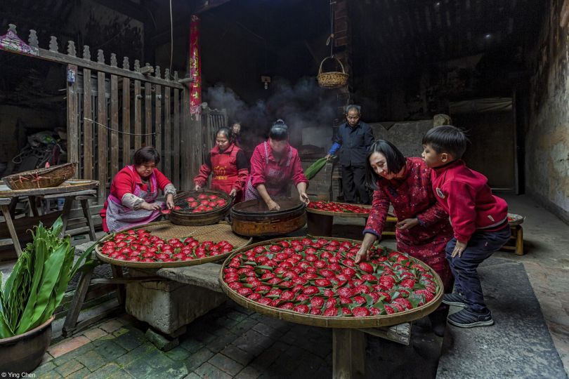 Chen Ying, Traditional Skill, 2022, 'Champagne Taittinger Food for Celebration' category