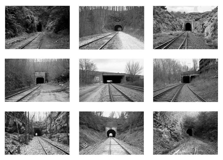 Tunnel Exteriors Grid © Jeff Brouws – Courtesy Robert Mann Gallery