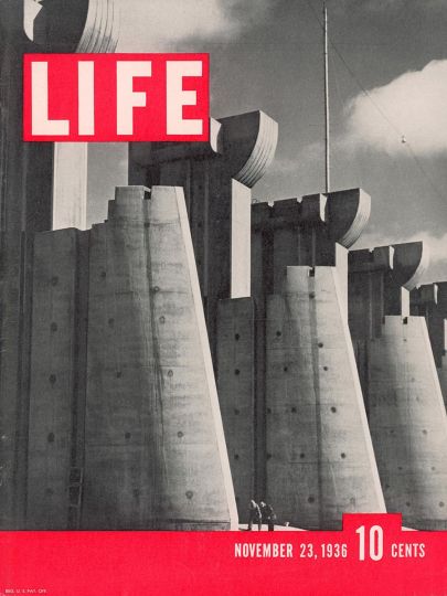 Life, November 23, 1936 (Cover photograph by Margaret Bourke-White), 1936 Life Magazine (1883–1972) Illustrated periodical * Life Picture Collection * Photo by Life Magazine. © LIFE Picture Collection. * Courtesy Museum of Fine Arts, Boston