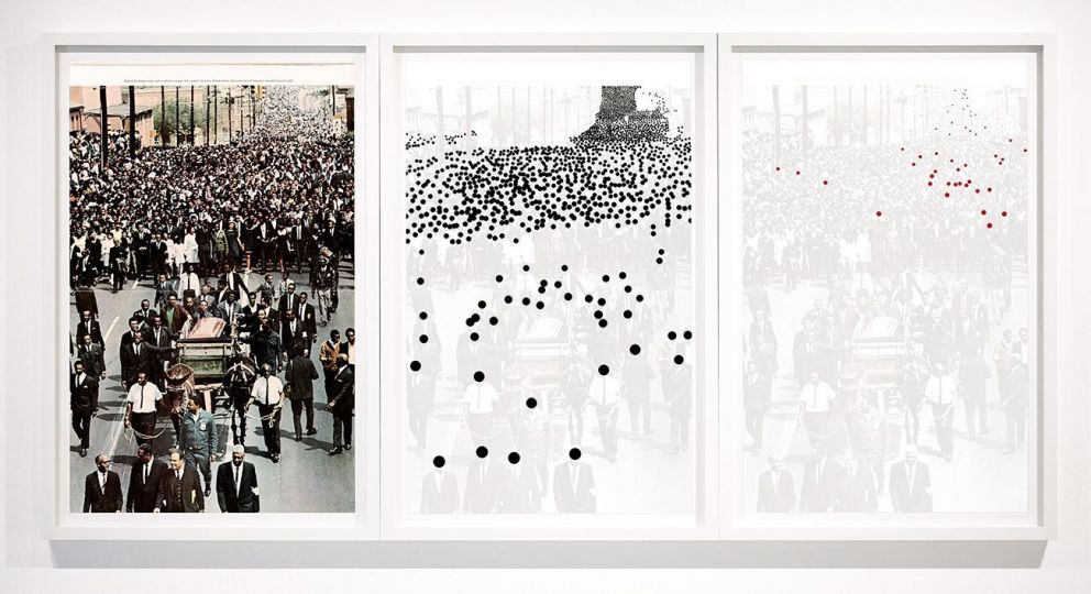 Life Magazine, April 19, 1968, 1995 Alfredo Jaar Suite of three pigment prints on Innova paper * © Alfredo Jaar * Courtesy Alfredo Jaar and Galerie Lelong & Co., New York * Courtesy Museum of Fine Arts, Boston