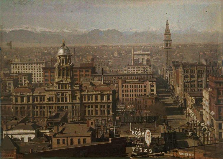 ANONYME Vue de la ville de Denver, Colorado, États-Unis, s. d. © Collection AN