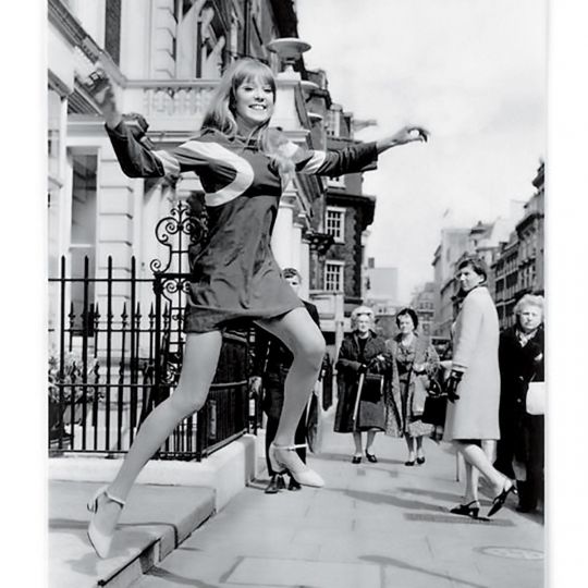 Quorum mini dress. © Pattie Boyd Archive - Courtesy Reel Art Press