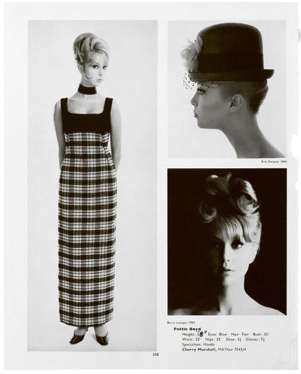 model Card © Patti Boyd Archive (UNPUBLISHED) - Courtesy Reel Art Press