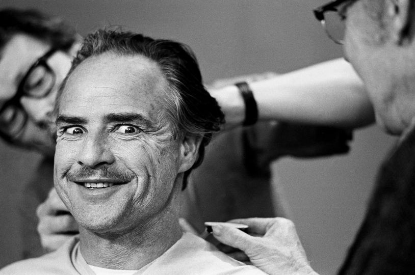 Marlon Brando smiling
New York, 1971 © Steve Schapiro – Courtesy CAMERA WORK