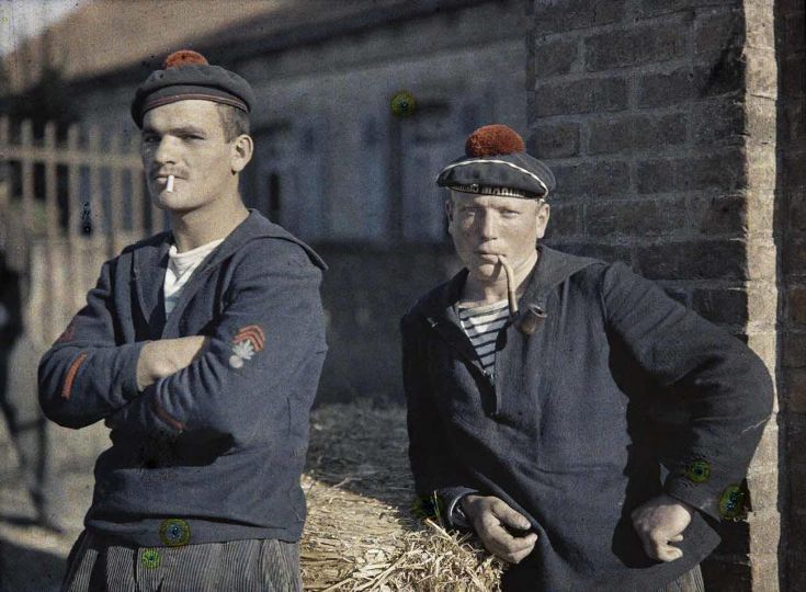 Paul CASTELNAU - Les héros de Drie Grachten : deux fusiliers marins, 1917 © Ministère de la Culture - Médiathèque du patrimoine et de la photographie, Distr. RMN-Grand Palais