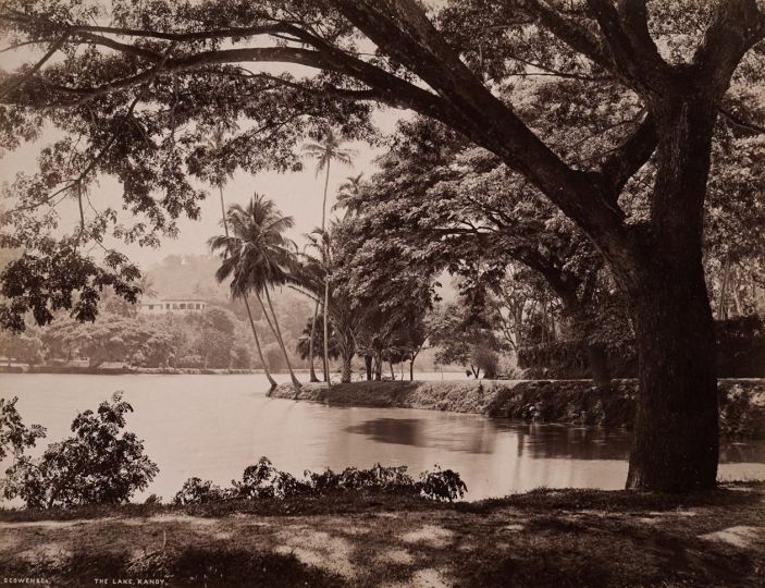 Charles Scowen - The Lake Kandy, 1880 - Copyright Public Domain