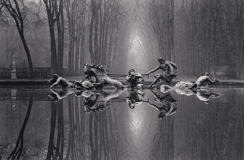 Chariot of Apollo, Study 1, Versailles, France. 1988 © Michael Kenna - Courtesy of the artist