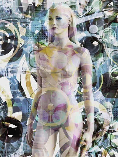 Série « Heroes », 2022 Lady Heart / « Heroes » series, 2022 Lady Heart © Valérie Belin - From Valérie Belin, The Uncertain Beauty of the World (Atelier EXB / MUba, Tourcoing, 2023)