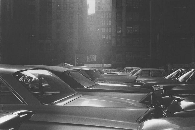 Ann Treer - Parking lot, Manhattan, c. 1960's
Vintage silver print
9 x 13.25 inches
© The Estate of Ann Treer, Courtesy Robert Mann Gallery
