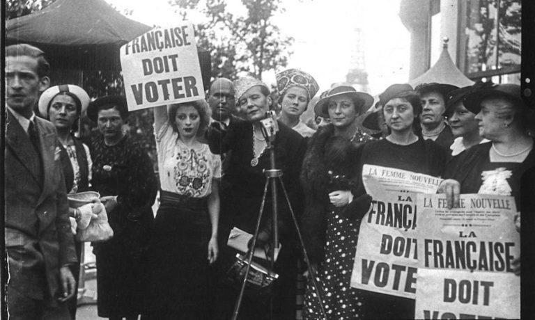Coup de Cœur - The French Women's Right to vote is 79