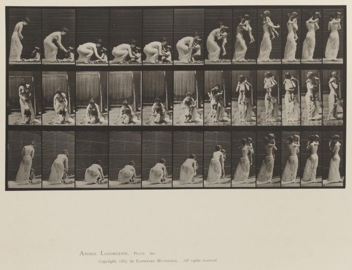 Lifting child from the ground, turning around © Eadweard Muybridge c. 1887 – Courtesy Laurence Miller Gallery